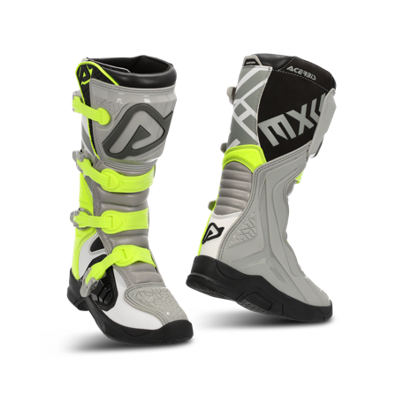 Cizme Motocross Acerbis X-Team gri/galben 39