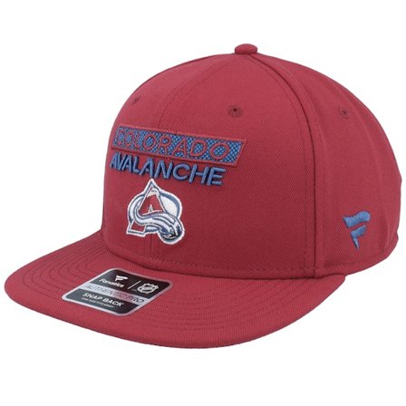 Fanatics - Rojo snapback Gorra - Colorado Avalanche Authentic Pro Rink Prime D. Garnet Snapback @ Hatstore