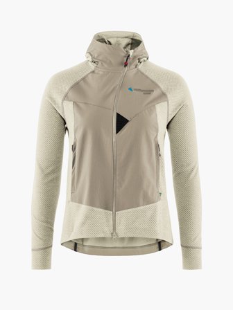 Klättermusen Hugin Zip Hoodie Damen - Silver Green-Clay - S
