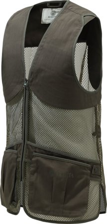 Beretta Unisex Full Mesh Vest Unisex unlined vests Brown L