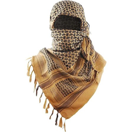 Desert Tactical Military Scarf/Scarf 100% Bomull för Män och Kvinnor