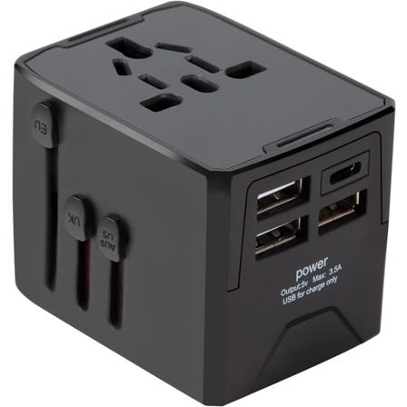 AdapterJourneyUniversalAdapterSocketmed3USB-och1Type-C-portarSocketACInternationalSocketUniversalFörUSUKUSAUSMerän150Länder