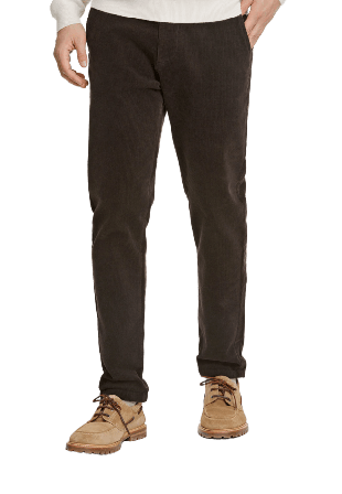 Lindbergh Cropped corduroy pants Byxor Herr Brun XXL