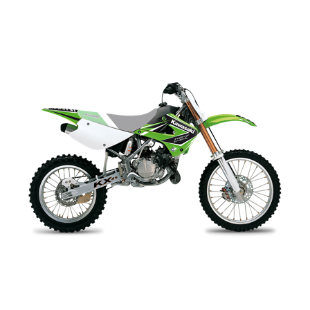 Kit Adesivi Blackbird Dream 4 Verde-Nero-Bianco - KTM 400 SX 2001-2002