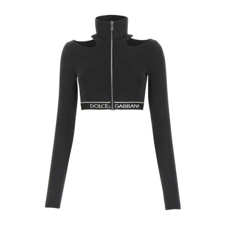 Dolce & Gabbana Long Sleeve Tops Sort, Dame