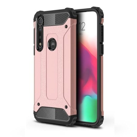 Armour Guard Motorola Moto G8 Plus kuoret - Ruusukulta
