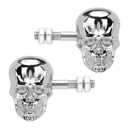 Harley Davidson Motorsykkel Retro Skull LED Blinklys - Gul
