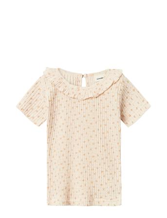 Nmfhulla Ss Slim Top Lil Cream Lil'Atelier