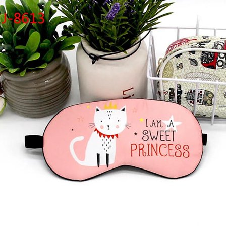 1 stk. Bomull Kreativ Nydelig Tegneserie for Øyne Reise Avslapning Søvnhjelp Øyelapp Skyggelegging Øyemaske Sovemaske Øyelapp Øyedeksel