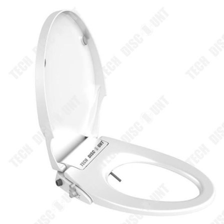 Intelligent toalettstol - TD - Enkelt stykke - Ikke elektrisk - Slow-close - Dobbeltskyts