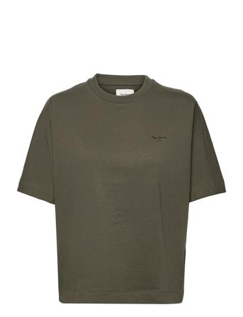 Agnes T-shirts & Tops Short-sleeved Grønn Pepe Jeans London