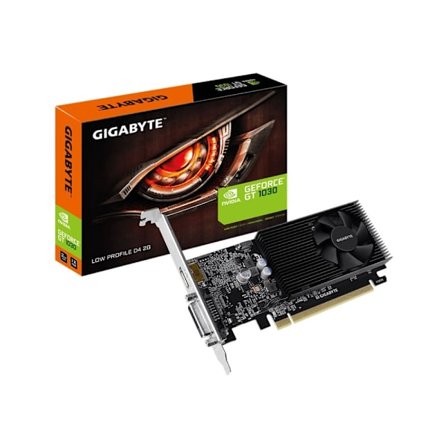 Gigabyte GT 1030 Low Profile D4 2G - grafikkort - GF GT 1030 - 2 GB