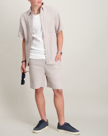 Grunt Jan Gauze shorts Beige Shorts Jongens - Kids Brand Store