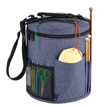 Garn Oppbevaringspose Strikkepose Hekle Organizer