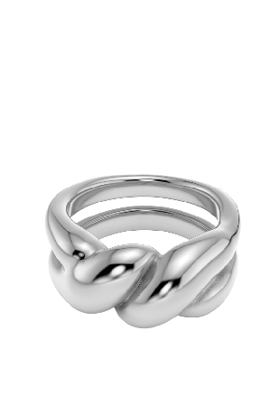 Edblad Twist Ring Steel Smycken & klockor Dam Grå S 16,8 mm