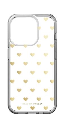 IDEAL OF SWEDEN Iphone Case Golden Hearts iPhone 15, Tøj & Bolig, Elektronik, Telefon & Mobiltilbehør
