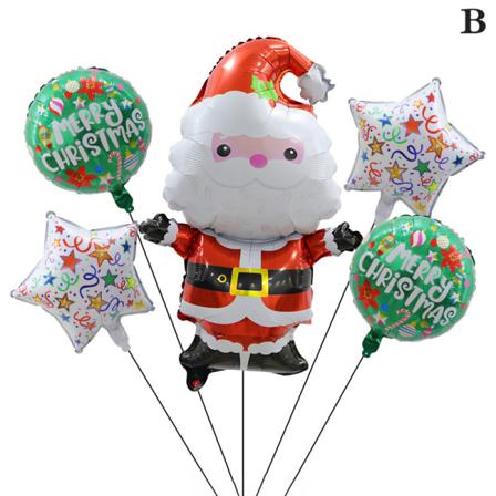 Julfolie Jultomteballonger Älgträdsballonger För Xmas