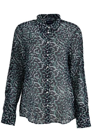 Gant Camicia Maniche Lunghe Donna Blu