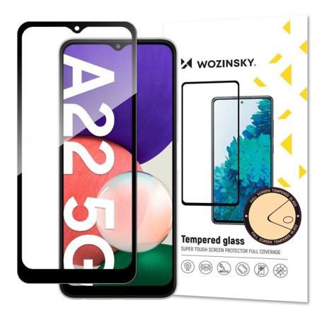 Skärmskydd Samsung A22 5g I Härdat Glas Fullskärm Svart