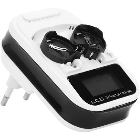 Knapbatteri-oplader Genopladelig LCD-display Oplader til LIR20