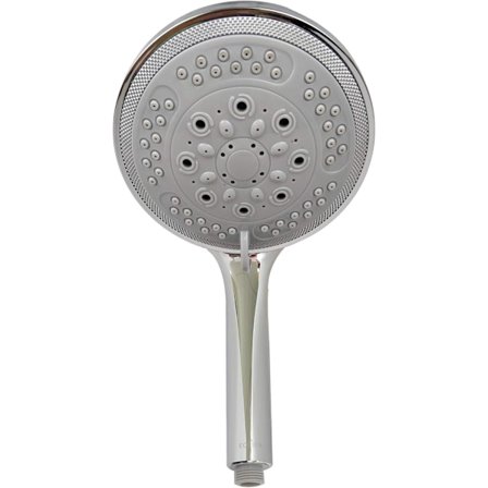 Stort Brusehoved Universelt Badekar Brusebad Håndholdt Håndenhed Krom 8 Funktionsindstillinger