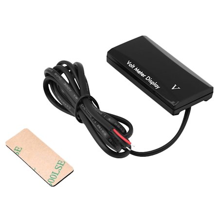 12V Bil Motorcykel Digital LED Display Voltmeter Spænding Volt Gauge Panel Meter (Blå)