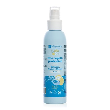 LA SAPONARIA Olio Capelli Protettivo Aloha 125ml - Trattamento Protezione Solare Capelli
