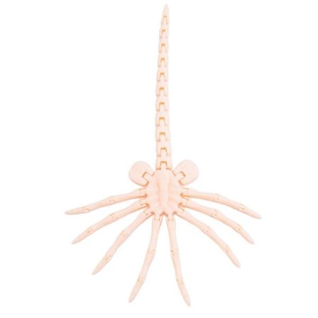 Facehugger Modell Fullt Artikulerad Filmrekvisita Samlarfigur Sci-Fi Skräckdekor