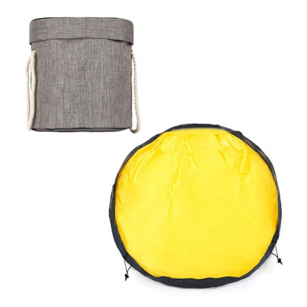 Leksakspåse för barn, hopfällbar rund matta i bomull för bebisar och barn, stor Po