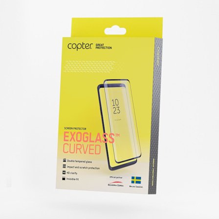 Copter Exoglass Samsung Galaxy A12 / A32 5G Curved Frame Svart
