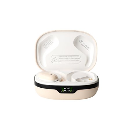 Trådlösa in-ear-hörlurar, trådlösa in-ear Bluetooth-hörlurar, smarta digitala brusreducerande sporthörlurar, vattentäta, hudfärgade