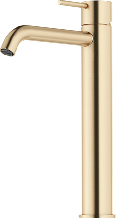 Mora INXX II soft high Tvättställsblandare borstad mässing PVD, Badrum