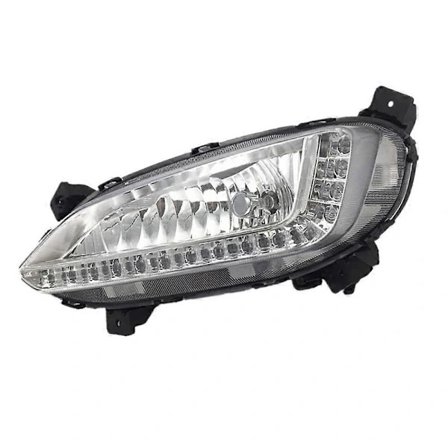 Bil LED DRL Tåkelys for Hyundai Santa Fe IX45 2013-2017 Automatisk Kjørelys Varsellys Bu