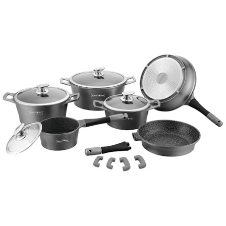 Lyxigt Kokkärlsset: Alla Spisar, PFOA-fritt, Glaslock