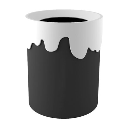 Pöytäroskis Säilytyskori Mini Cover Roskis Koti Kestävä Jäteastia Valkoinen