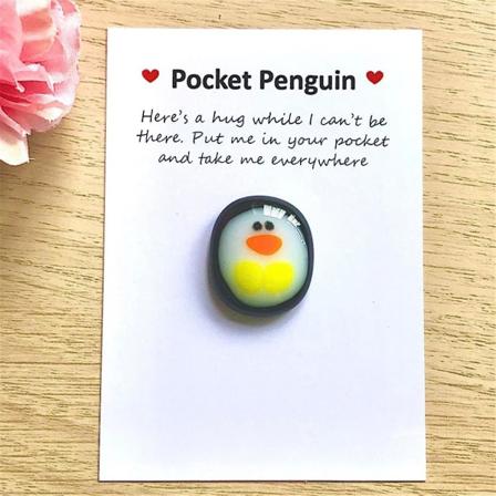 Lille pingvinlomme Mini sød lomme pingvindyrelegetøj, speciel fødselsdags bryllupsfest Valentinsdag Pingvingave Xinda 10Pcs