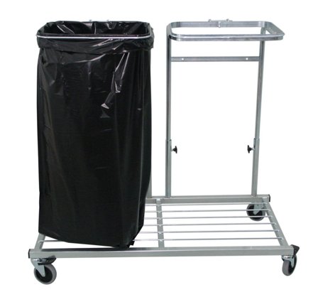 Hykab 11862 Sekkeholder 2 X 125-240 liter, med hjul, Lager & miljø