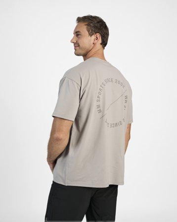 MM Sports Oversized T-shirt Emblem, Smoked Grey - M, Träningskläder & Skor, Träningskläder Herr, T-shirts