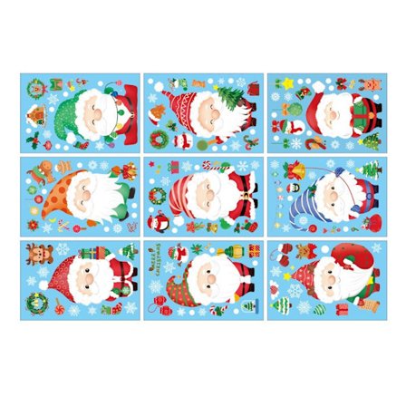 Staattiset joulutarrat ikkunatarrat 3 3