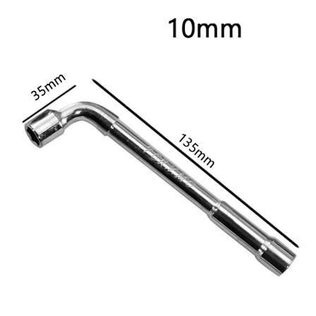 1 st L-formad rörperforeringsvinkelnyckelset L-formad dubbelhuvudsexhylsnyckelset metrisk nyckelset 6-punkts 6 7 8 9 10 11 12 mm 10mm