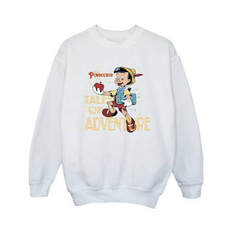 Pinocchio Pojkar Äventyrsberättelser Sweatshirt 3-4 År Vit
