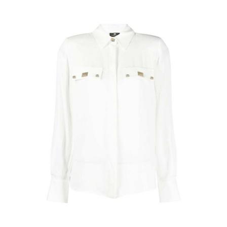 Elisabetta Franchi Shirts , Wit , Dames , Maat: M