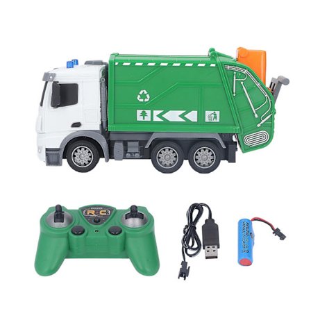 Elektroninen roska-autolelu koulutus Kierrätys roska-auto kaukosäätimellä tytöille pojille