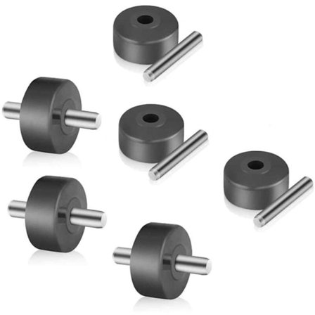 6 stk. Gulvbørstehjul til støvsuger NV350 NV352 NV355 NV356E NV500 NV501 og mere