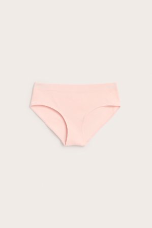 Kappahl | Seamless ribbade hipstertrosor Ljusrosa 146/152 | Barn