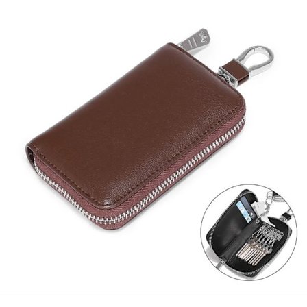 (Brun) 1 Bilnøglepose Faraday Bur Bilnøglepose Tyverisikring Bilnøgle