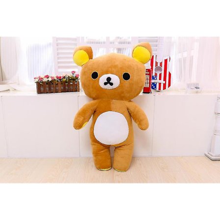 DB Kawaii Rilakkuma Plys Legetøj Teddy Bear Blød Dyr Sofa Puder Værelse Dekorationer Fødselsdag Gave Til Børn Julegaver