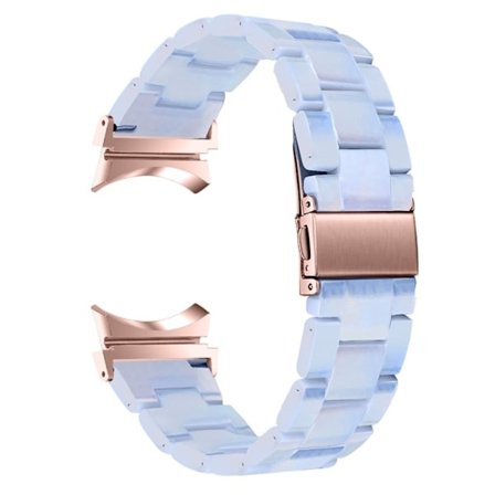 Samsung Galaxy Watch 5 / 5 Pro klockarmband i resinstil - Ljusblå