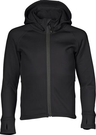 Isbjörn of Sweden Panda Hoodie Children Mid layer tops Black 86/92