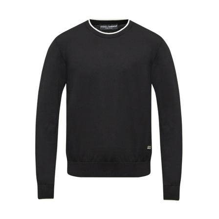Dolce & Gabbana Sweater with logo Sort, Herre